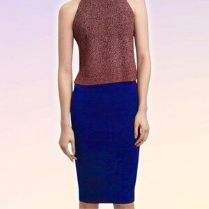 WILFRED Aritzia Lis Pull On Midi Pencil Skirt Sz XXS